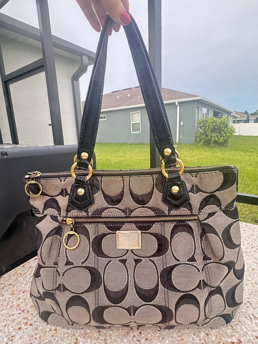 Coach Poppy Signature Tote bag